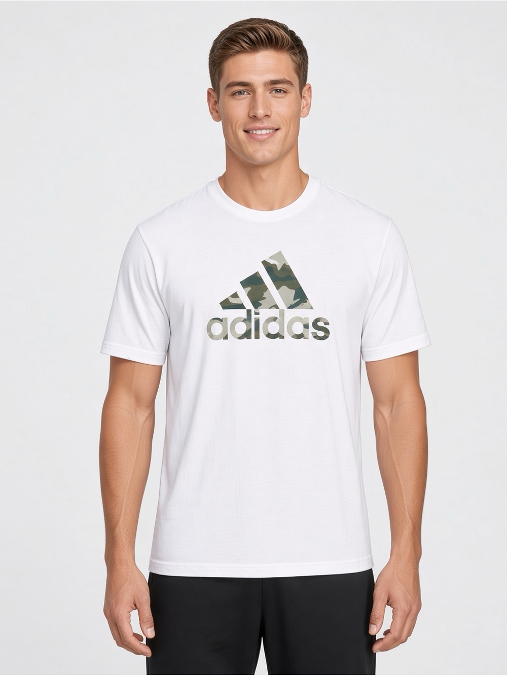 Adidas Camo Badge of Sport Tee - MEDIUM✨-NWT